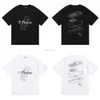 Designer Mode Kleding T-shirt Tees American Label Trapstar London Telefoon Big Brother Gestippelde lijn Bedrukt Puur katoen Ronde hals T-shirt met korte mouwen Zomertopjes