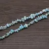Koraliki Naturalne akwamarynki żwirowe Nieregularne Agaty Freeform Chip Agates Lose kamień do biżuterii Making DIY Naszyjnik Bransoletka 5-8 mm