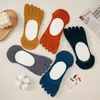 Men's Socks Five-finger Men's Cotton Spring And Summer Invisible Mesh Breathable 5 Toe