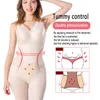 Taille buik Shaper vrouwelijke taille trainer corrigerende bodysuit buikregeling dij trimmer billen billen shapewear duw open open kruis naadloos ondergoed 230509