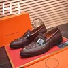 Luxe loafers kleden bruidegom beste mannen schoenen feest echt lederen originele modeontwerper handgemaakte schoenen voor mannen