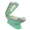Nyaste 3D Hot Seller Multifunktionell 3 i 1 LED -ljus torr bantning kropp +ång +vatten massage skönhet salong spa säng med musik