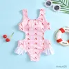 Two-Pieces Summer Infant Baby Girl Bikini Swimwear Cute Sleeveless Cherry/Dolphin Print Swimsuit Kids Bathing Swimwear Children Clothing