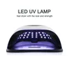 Secadores de unhas de alta potência 120W Sun 5t mais UV Máquina de secador LED portátil Use lâmpada para ferramenta de arte polonesa de gel seco rápido