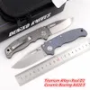 Messen JUFULE New Ad20.5 Shark Ceramic Bearing Titanium Handle D2 Mark AUS10A Folding Tactical Camping Hunting EDC Tool Utility Knife