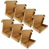 10pcs Express Kraft Board Boxes Set Emballage Stockage Papier Assembler