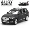 Diecast Model 1 32 Diecast XC90 SUV Model Zabawek Otwarte Drzwi Otwarte Zabawki lekkie zabawki samochodowe dla dzieci Prezenty Bożego Narodzenia 230509