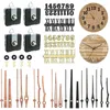 Wall Clocks 594C Wood Clock Hands Mechanism With Hooks Movement Replacement Kit For