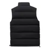 Fashion Stand Collar Vests For Slim Thick Warm Winter Bodywarmer Sleeveless Jackets Waistcoat Men