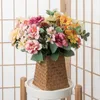 Dekoracyjne kwiaty realistyczna symulacja róża luksus faux flower nie zwięziony bez przycinania fałszywej dekoracji domu