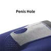 Unterhose Mann Atmungsaktive Ausbuchtungsbeutel Unterwäsche Erweiterung Boxer Gesundheitspflege Sommer Geteilte U-Konvexe Chasity Cover Cage Slips