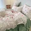 Наборы постельных принадлежностей INS Blogger Bedge Linen Peedset Cover Set Set Seat Sheet Sheet Girls Kids Comforter