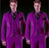 Abiti da uomo Blazer Abito da sposa per uomo Abiti da cerimonia di lusso per occasioni formali Velluto Classico Slim Fit Blazer maschile 3 pezzi Costume di carnevale Abito Peaky 230509