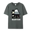 Erkek Tişörtleri Burton Snowboards T Shirt Boyutu 5xl 230509