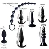 Anal Toys 10 Pcs Sex Toys For Couples Vibrator Butt Anal Plug Set Vibration Sensuality Vibrating Butt Beads Kit Sexual Sex Shop Adult Toys 230508