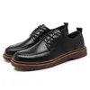 Klädskor män handgjorda loafers skor brogue casual skor män äkta läderskor last arbet stövlar affärer avslappnade sneakers 230509