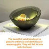 Миски подают стеклянные фруктовые салат -миска декоративная домохозяйство
