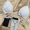 10A Bikini Womens Szybźnie seksowne czyste bawełniane stroje kąpielowe luksus plażowy wakacje seksowna bieliznę półprzezroczyste koronkowe zestawy s-xl