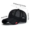 Casquettes de Baseball Hommes Mesh Baseball Respirant Été Papa Chapeau Pêche En Plein Air s Bone Gorras Camionneur Crème Solaire Visière 230508