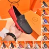 Klasik Deri Tasarımcı Erkek Loafer'lar Ayakkabı Nefes Erkek Elbise Ayakkabı Yüksek Kaliteli Erkek Düz Ayakkabı Lüks Moccasin Sürüş Oxford Ayakkabı A2