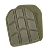 Autres articles de sport 2 pièces coussin de gilet tactique moulé amovible pour coussin de plaque de jeu de Paintball 25x30cm 230508