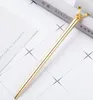 100 stücke Schönes Design Kugelschreiber Schwarze Tinte Metall Schreibwerkzeug Für Schulbedarf Koreanische Schreibwaren Geschäftsgeschenk