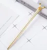 100 stcs Mooi ontwerp Ballpoint Black Ink Metal Writing Tool voor schoolbenodigdheden Koreaans briefpapier zakelijk cadeau