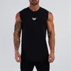 Herrtankstoppar Summer Compression Gym Tank Top Men Cotton Bodybuilding Fitness Sleeveless T Shirt Workout Clothing Mens Sportwear Muscle Vests 230508