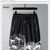 Męskie szorty męskie 6xl 7xl 8xl szorty na letnią swobodną klasyczną nylonową markę Męskie Black Pants 230506