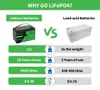 LiFePO4 Battery Pack 24V 100AH 50AH Lithium Iron Phosphate Rechargeable Battery Built-in BMS for EV RV Boats Motor Forklift