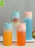 Nuovo WORTHBUY Bottiglia d'acqua portatile per bambini Tazza d'acqua in plastica senza BPA con spazzola di cannuccia Botter per tè e latte Utensili da cucina