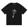 Designer modekläder T-shirt Tröjor Trapstar Military Camo Letter Twill Cotton Par Sommar Rundhals Liten Kortärmad T-shirt Lyxig Casual Cotton Streetwea