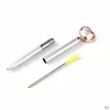 Pcs Heart Ballpoint Pen Big Gem Metal Ball With Large Diamond Magical Pens Fashion School Office Supplies