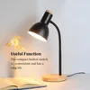 Lampy stołowe czytanie Lampa Ochrona Lampa Nordic Wstyk LED Lekkie oświetlenie dekoracyjne Dormitors Dekoracje domu Białe 5W