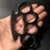 Prêt à expédier Nouveau Doré En Acier Laiton Knuckle Duster Couleur Noir Placage Argent Outil À Main Embrayage 2023