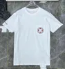 クラシックメンズ Tシャツを購入する高品質ブランドクルーネック半袖 Tシャツ Ch Tシャツセーターカジュアルハートホースシューサンスクリットクロスプリント