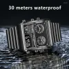 Polshorloges Foxbox Watches Men Top Watch Sport Quartz Polshorge waterdichte militaire digitale klokrelogio masculino