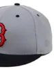 Sox Boston Baseball Cr Caps La Qs NY Gorras Bones Casual Fitted Hats Full Closed Design