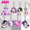 Keychains Anime Nana acrílico Keychain Ai Yazawa Osaki Nana Serizawa Reira Figuras Criativas Principais Anel Anel Jóias Acessórios para Jóias Fãs Presente J230426