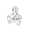 925 sterling silver charms for pandora jewelry beads women Bracelets beads Son Daughter Sister Mother Pendant Amulet Gift