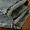 Jeans masculinos 2023 Relaxado Jean Casual Casual Ponta de algodão macio vintage para roupas de rua de streetwear 230509