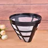 Coffee Filters 100 # reusable basket coffee filters replacement washable mesh stainless steel coffee filter coffee machine accessories P230509