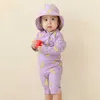 Children's swimwear Baby swimwear 2023 new children swimsuit one piece sunscreen quick drying for children korean boys girls surf clothes P230509