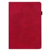 Fundas para iPad de cuero PU con flor de pavo real, funda protectora con ranura para tarjeta para tableta en relieve para iPad 10.º 10.9 pro 11 min 1 2 3 4 5 6 9.7 10.2 10.5