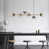 Chandeliers Modern Simple Iron Ball Chandelier Lighting Restaurant Bar Pendant Lights Hanging Lamp Inning Room Kitchen Light Fixtures Decor