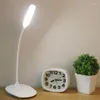 Tischlampen Schreibtischlampe Flexible 3-Stufen-Helligkeit USB wiederaufladbare Touch-Steuerung Tragbares Licht Desktop-Nacht für Kinder