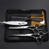 Hår sax Topp 440C Professionell förklädningsbarberare Salong Shears 230509