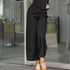 Scene Wear Black Latin Dance Pants for Women Ballroom Practice Costume Tap Dancer Outfits Salsa Clothes JL2090