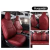 Car Seat Covers Accessories Er For Tesla Model Y 3 High Quality Leather Custom Fit 5 Seaters Cushion 360 Degree Fl Ered Please Note Dhd1Q