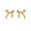 Stud Earrings Ins Style Wild Bow Female